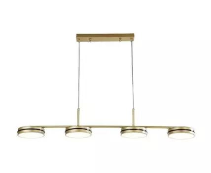 Подвесной светильник Disco (золотистый, белый, 15)