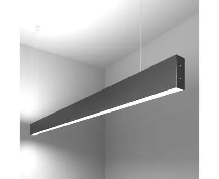 Подвесной светильник Elektrostandard Линейный светодиодный двусторонний 128см 50Вт 6500К черная шагрень Grand