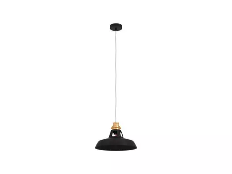 Подвесной светильник ESPINARDO, 1X40W (E27), D380, черный, золотой, 390229