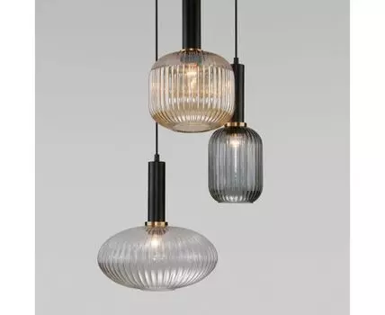 Подвесной светильник Eurosvet со стеклянными плафонами Bravo