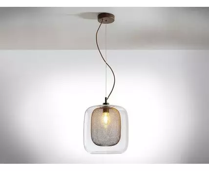 Подвесной светильник Fox 1L шоколадный большой