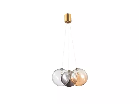 Подвесной светильник iLamp DROP 8110P/3 BRASS&MULTI COLOR