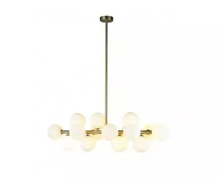 Подвесной светильник iLamp GOLDEN 8516P/L BRASS&WHITE (золотистый, белый)