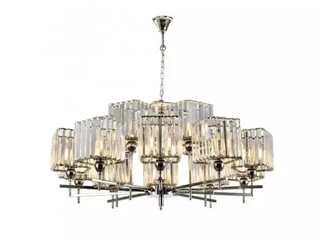 Подвесной светильник iLamp STATEN ISLAND P9514-10+5 NICKEL