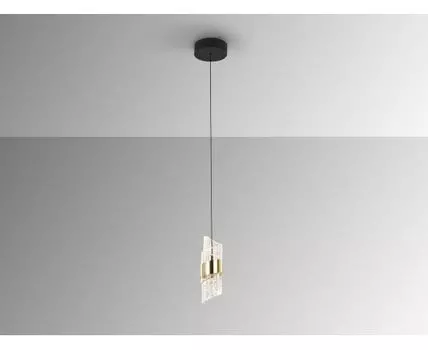 Подвесной светильник Iliada 1L черно-золотой