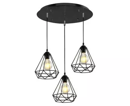 Подвесной светильник Imex MD.1706 MD.1706-3-P BK