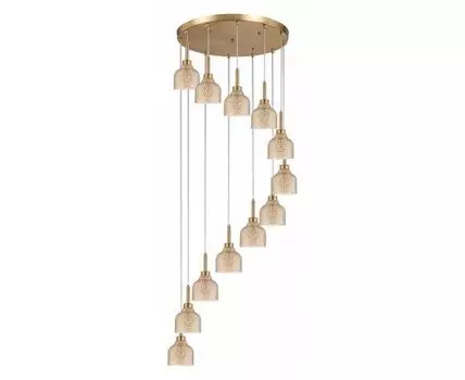 Подвесной светильник Indigo Caramella 11039/12P Amber