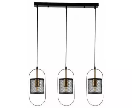 Подвесной светильник Indigo Via 10009/3P Black
