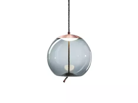 Подвесной светильник Knot C copper/blue