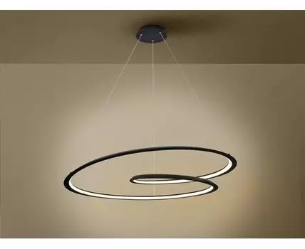 Подвесной светильник Looping черный 97