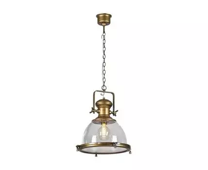 Подвесной светильник Lussole Monsey (бронзовый)