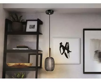 Подвесной светильник Micron1L золотой/черный