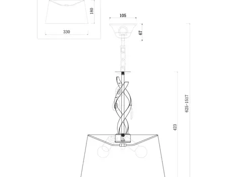 Подвесной светильник Monique