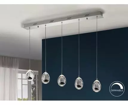 Подвесной светильник Rocio LED 5L хром