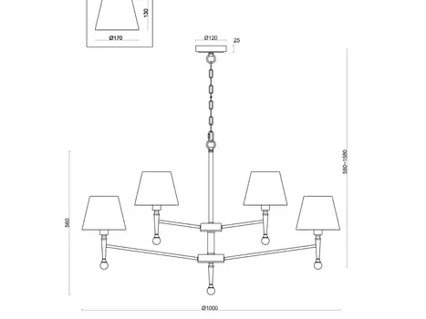Подвесной светильник Rosemary