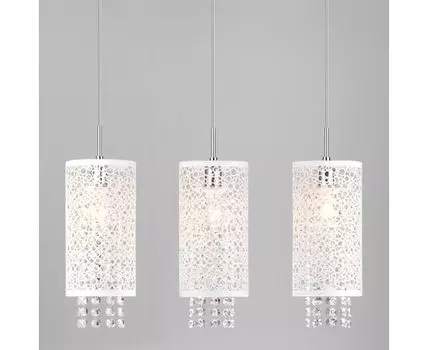 Подвесной светильник с хрусталем 1181/3 хром