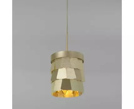 Подвесной светильник с металлическим плафоном 317/1 шампань