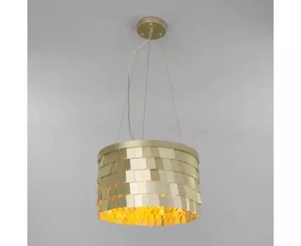 Подвесной светильник с металлическим плафоном 317/6 шампань