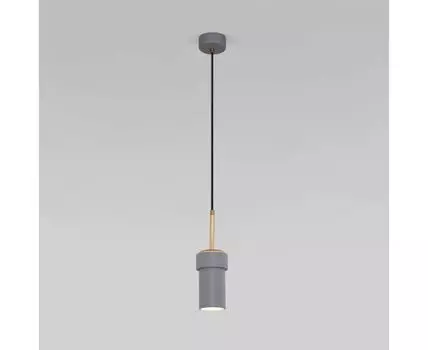Подвесной светильник с металлическим плафоном 50264/1 серый