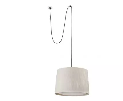 Подвесной светильник Samba черный/бежевый с вилкой