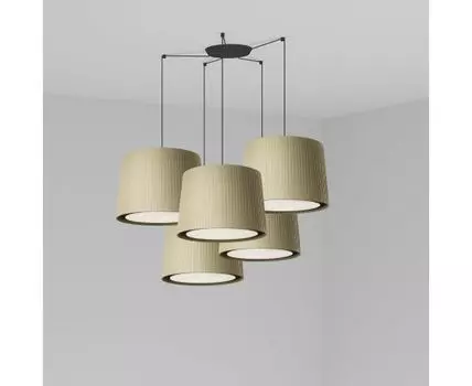 Подвесной светильник Samba черный/зеленый 5L