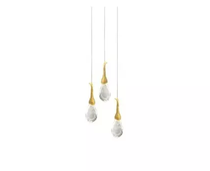 Подвесной светильник Seed (прозрачный, золотистый, 20)