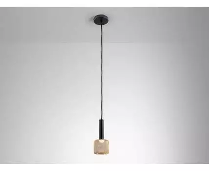 Подвесной светильник Sincro 1L черный/золотой