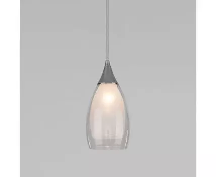 Подвесной светильник со стеклянным плафоном 50085/1 хром