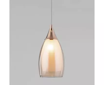 Подвесной светильник со стеклянным плафоном 50085/1 золото