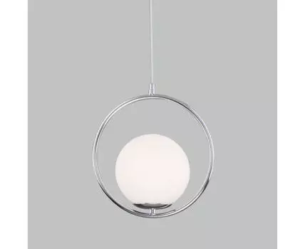 Подвесной светильник со стеклянным плафоном 50089/1 хром