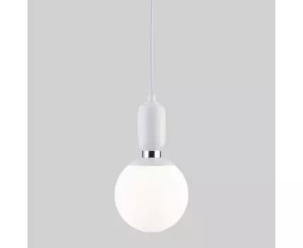 Подвесной светильник со стеклянным плафоном 50151/1 белый