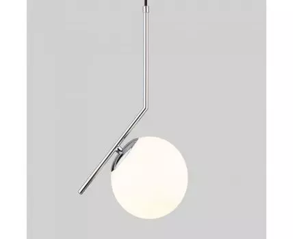 Подвесной светильник со стеклянным плафоном 50153/1 хром