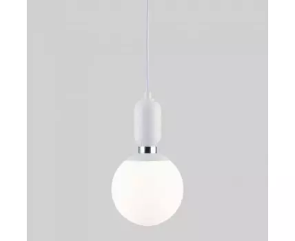 Подвесной светильник со стеклянным плафоном 50158/1 белый