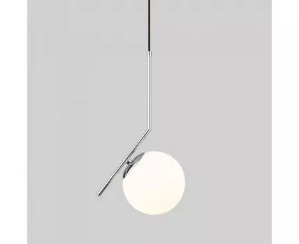 Подвесной светильник со стеклянным плафоном 50159/1 хром