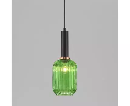 Подвесной светильник со стеклянным плафоном 50181/1 зеленый