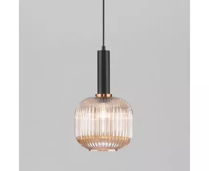 Подвесной светильник со стеклянным плафоном 50182/1 янтарь