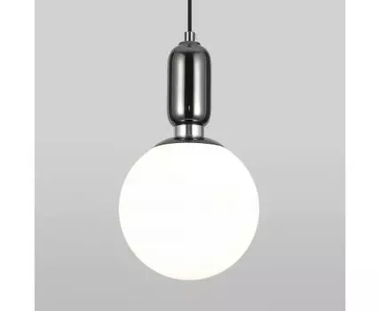 Подвесной светильник со стеклянным плафоном 50197/1 черный жемчуг
