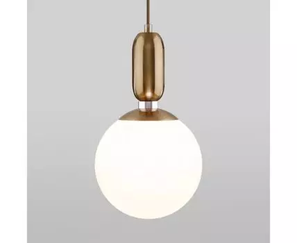 Подвесной светильник со стеклянным плафоном 50197/1 латунь