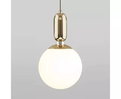 Подвесной светильник со стеклянным плафоном 50197/1 золото