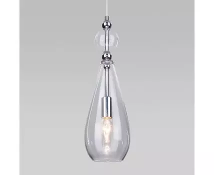 Подвесной светильник со стеклянным плафоном 50202/1 прозрачный