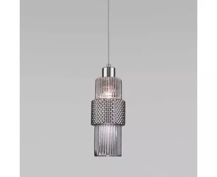 Подвесной светильник со стеклянным плафоном 50209/1 хром