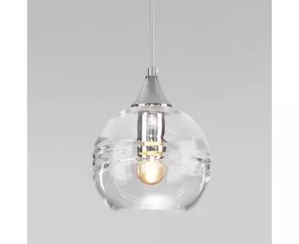 Подвесной светильник со стеклянным плафоном 50221/1 прозрачный