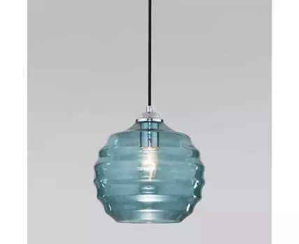 Подвесной светильник со стеклянным плафоном 50239/1 зеленый