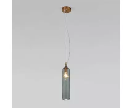 Подвесной светильник со стеклянным плафоном 50252/1 синий