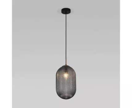 Подвесной светильник со стеклянным плафоном 50261/1 темно-серый