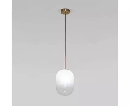 Подвесной светильник со стеклянным плафоном 60161/1 латунь