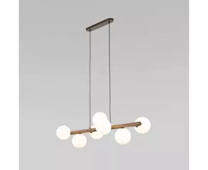 Подвесной светильник со стеклянными плафонами 10272 Estera Wood