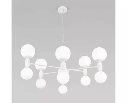 Подвесной светильник со стеклянными плафонами 30182 белый