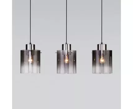 Подвесной светильник со стеклянными плафонами 50227/3 дымчатый