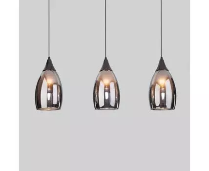 Подвесной светильник со стеклянными плафонами 50285/3 черный жемчуг